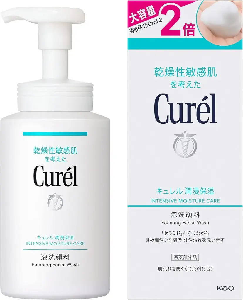 Curél Intensive Moisture Care Foaming Facial Wash 300mL 